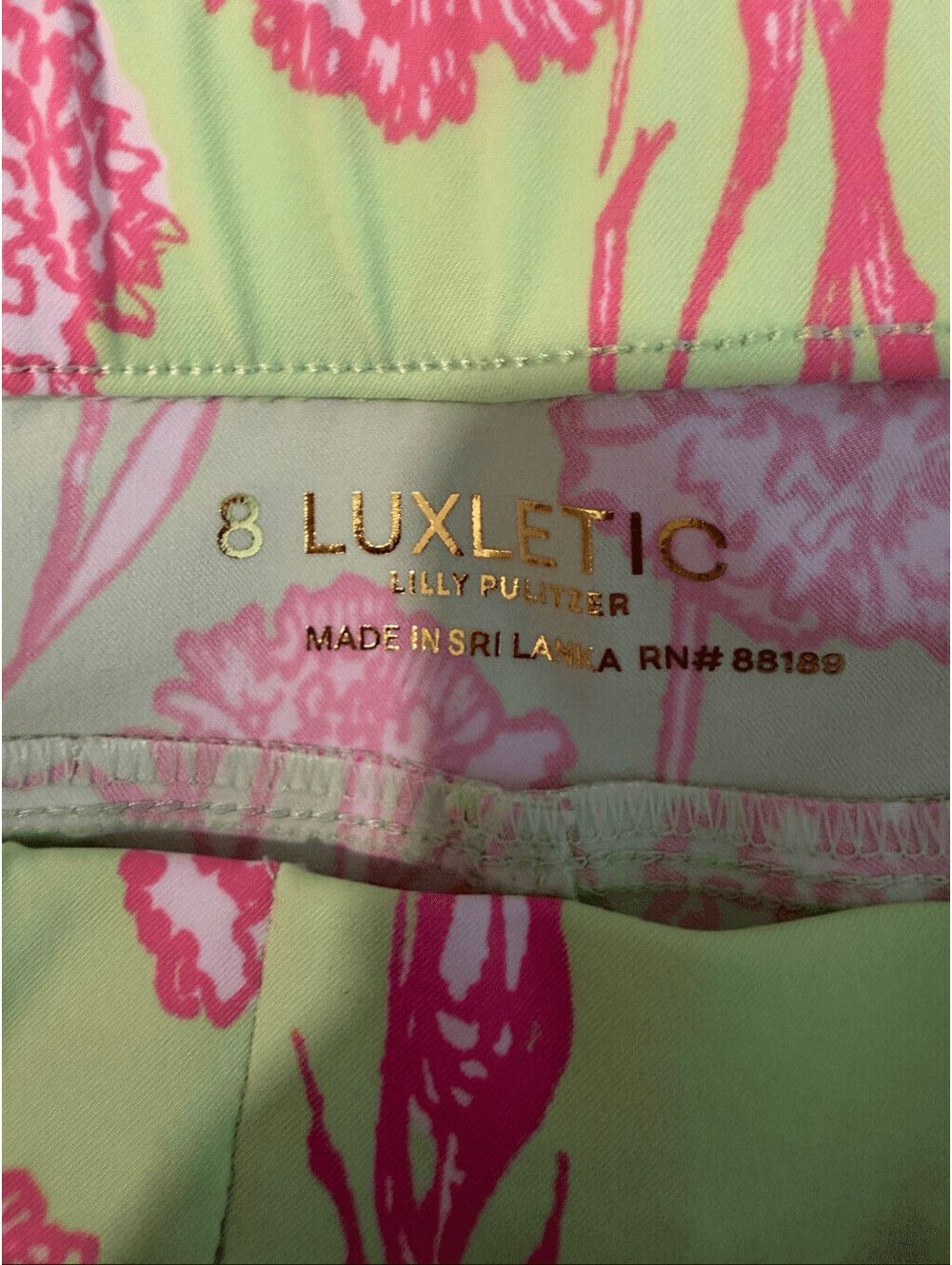Lilly Pulitzer Estero Luxletic Golf Pants, Size 8, Pistachio - Picture 7 of 10